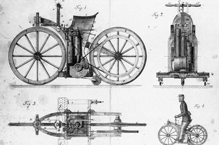 Кто изобрел мотоцикл